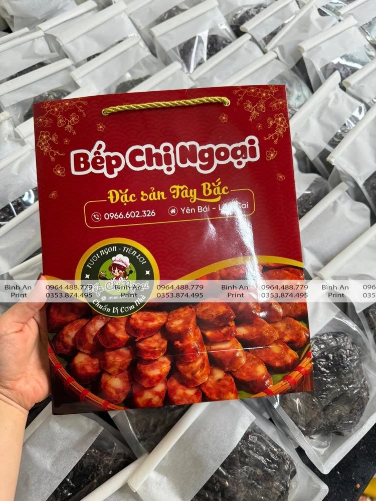 Túi Bếp Chị Ngoại đựng đặc sản Tây Bắc, ảnh khách gửi